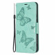 Pouzdro Galaxy A53 5G - tyrkysové - Motýli