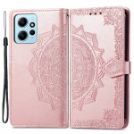 Pouzdro Xiaomi Redmi Note 12 4G - světle růžové - Mandala 02