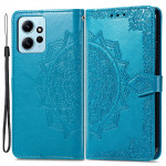 Pouzdro Xiaomi Redmi Note 12 4G - modré - Mandala 02