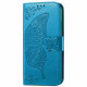 Pouzdro Xiaomi Redmi Note 12 4G - modré - Motýl