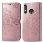 Pouzdro Huawei P30 Lite - zlatá mandala