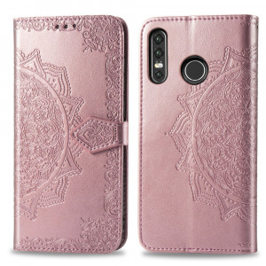 Pouzdro Huawei P30 Lite - zlatá mandala