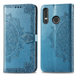 Pouzdro Huawei P30 Lite - modrá mandala