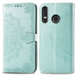Pouzdro Huawei P30 Lite - tyrkysová mandala