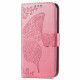 Pouzdro Xiaomi Redmi Note 12 Pro 5G - růžové - Motýl