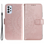 Pouzdro Galaxy A23 - světle růžové - Mandala