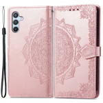 Pouzdro Galaxy A14 - Mandala - růžové