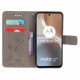 Pouzdro Motorola Moto G32 4G - Motýli a květy - šedé