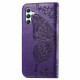 Pouzdro Galaxy A34 5G - Motýl - tmavě fialové
