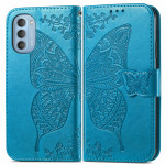 Pouzdro Motorola Moto G51 5G - modré - Motýl