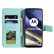 Pouzdro Motorola Moto G51 5G - tyrkysové - Mandala 02