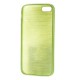 Pouzdro / Obal - Broušený vzor, žlutozelený - iPhone 5/5S