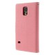 Pouzdro Fancy Diary Galaxy S5 i9600 - růžové