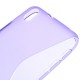 Pouzdro / Obal S-Line, fialový - HTC Desire 816