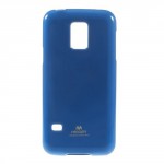 Obal Jelly Case - Galaxy S5 Mini G800 - Modrý lesklý třpytivý