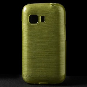 Pouzdro / Obal - Broušený vzor, žlutozelený - Galaxy Young 2