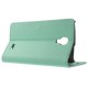 Koženkové pouzdro Wallet LG F70 - Tyrkysové