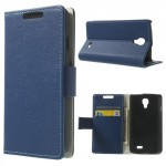 Koženkové pouzdro Wallet LG F70 - Modré