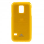 Obal Jelly Case - Galaxy S5 Mini G800 - Žlutý lesklý třpytivý