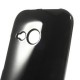 Pružné pouzdro Jelly Case - HTC One Mini 2 - černé třpytivé