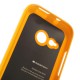 Pružné pouzdro Jelly Case - HTC One Mini 2 - žluté třpytivé