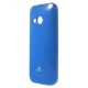 Pružné pouzdro Jelly Case - HTC One Mini 2 - modré třpytivé