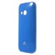 Pružné pouzdro Jelly Case - HTC One Mini 2 - modré třpytivé