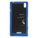 Obal Jelly Case Xperia T3 - Tmavě modrý lesklý třpytivý