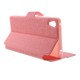 Lehké pouzdro Wallet - Světle růžové - Xperia Z3+