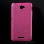 Pouzdro / Obal - Xperia E4 - Broušený vzor, růžový