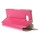 Koženkové pouzdro - Xperia E4g - Růžové lesklé