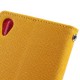 Pouzdro Fancy Diary - Xperia Z3 - žluté-fuchsia