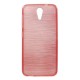 Pouzdro / Obal Broušený vzor, červený - HTC Desire 620