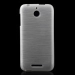 Pouzdro-Obal - HTC Desire 510 - Broušený vzor, bílý