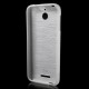 Pouzdro-Obal - HTC Desire 510 - Broušený vzor, bílý
