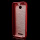 Pouzdro-Obal - HTC Desire 510 - Broušený vzor, červený