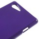 Pouzdro Jelly Case Xperia E3 - Fialové lesklé třpytivé