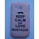Sleva-Pouzdro/Obal - Keep calm and love moustache - Galaxy S3 i9300