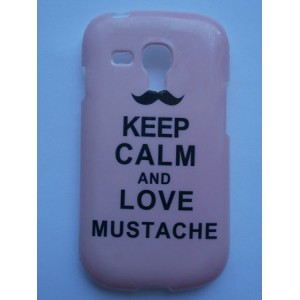 Sleva-Pouzdro/Obal - Keep calm and love moustache - Galaxy S3 i9300