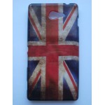 Sleva-Pouzdro / Obal Union Jack Vintage - Xperia M2