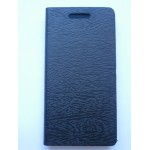 Sleva-Pouzdro Wallet "Stromová kůra" - Xperia M2 - černé