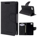 Pouzdro Fancy Diary - Xperia Z5 Compact - černé