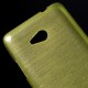 Pouzdro / Obal - Broušený vzor, žlutozelený - Lumia 640