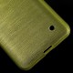 Pouzdro / Obal - Broušený vzor, žlutozelený - Lumia 640