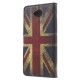 Koženkové knížkové pouzdro Lumia 650 - Union Jack