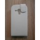 Sleva-Koženkové pouzdro Flip - Bílé - Galaxy S3 Mini i8190