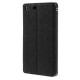 Pouzdro Wallet S-view Xperia M5 - černé