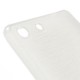 Pouzdro / Obal - Broušený vzor, bílé - Xperia M5