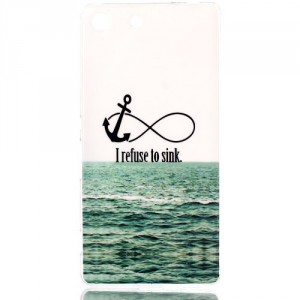 Pouzdro / Obal Xperia M5 - I refuse to sink