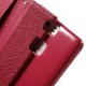 Pouzdro Fancy Diary Huawei P9 - růžové-červené